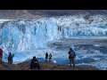 Massive Glacier Wall Collapse