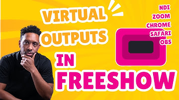 Virtuele uitgangen in FreeShow #propresenter #alternatief #obs #zoom #ndi