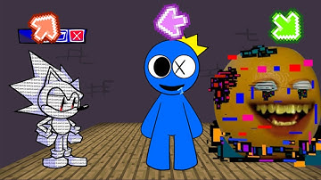 FNF Character Test  Gameplay VS Playground l VS Docunic sonik l VS Frindis blue l VS Pibby orange