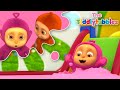 Teletubbies ★ NIEUW Tiddlytubbies 3D seizoen 4 ★ Aflevering 5: Tubby vla glijbaan