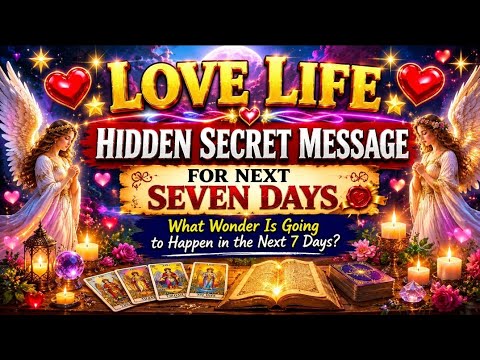 Love life ✨💕 Angel message 💕 next 7 days hidden secret message ✨💕
