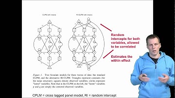 Cross-lagged panel models