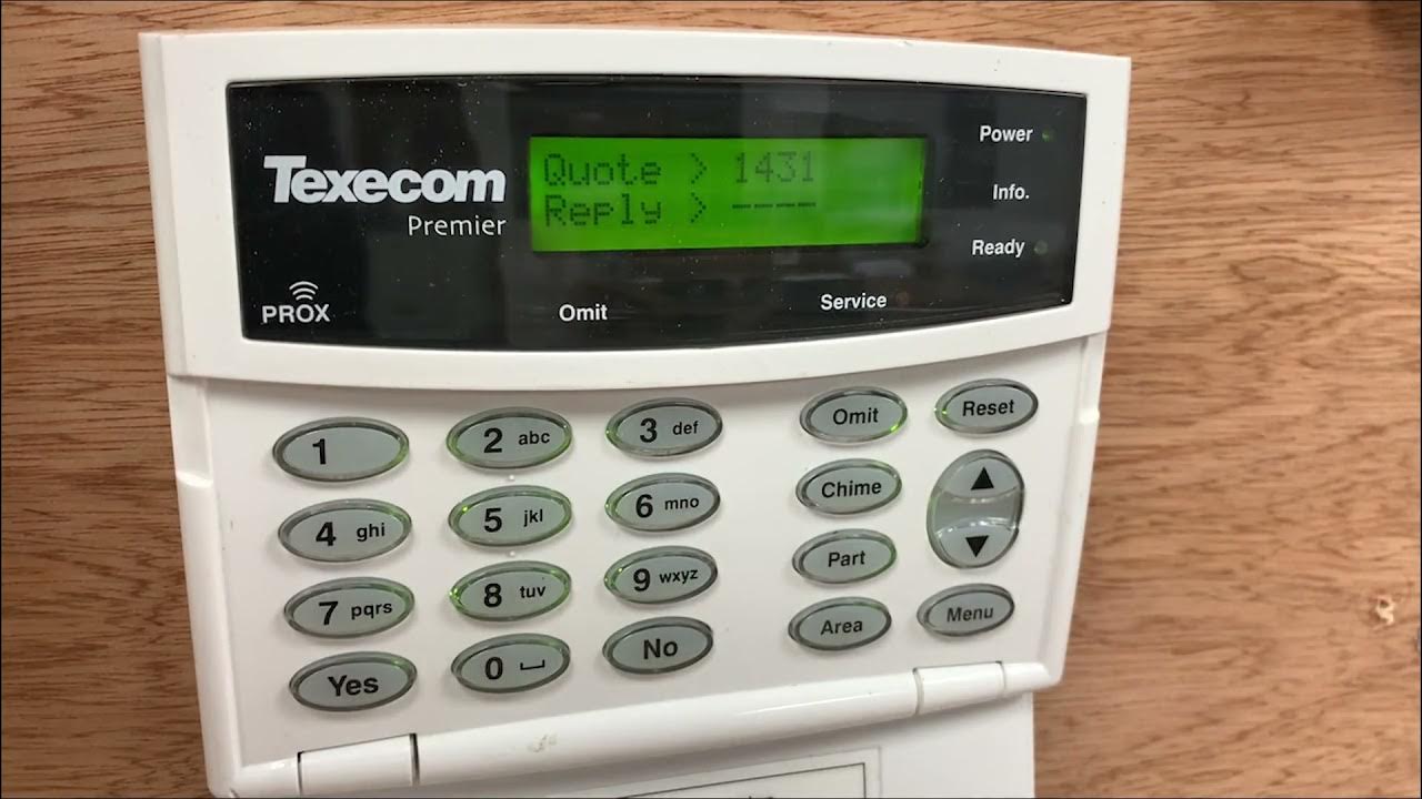 Anti Code Reset On A Texecom Alarm System YouTube anti-code-reset-on-a-texecom-alarm-system-youtube