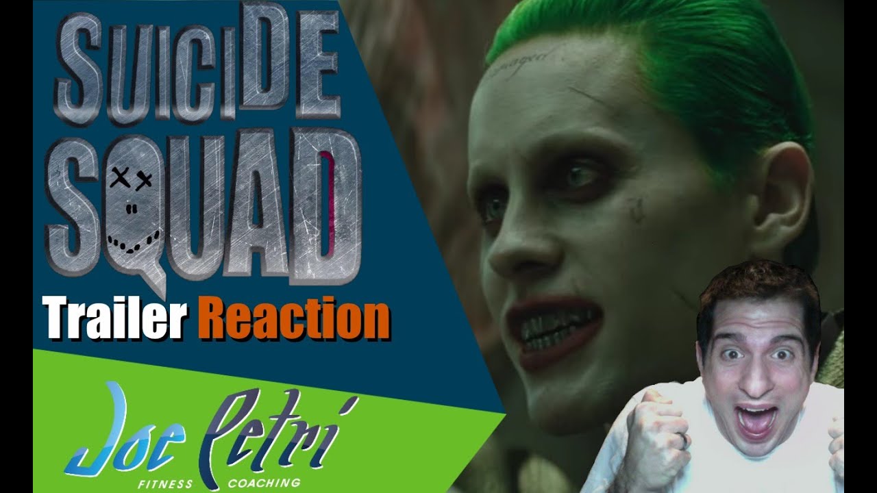 Suicide Squad Official Trailer Fan Reaction Video - YouTube