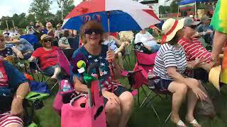 The crowd before a Large Flowerheads concert - Quakertown - July 4, 2017