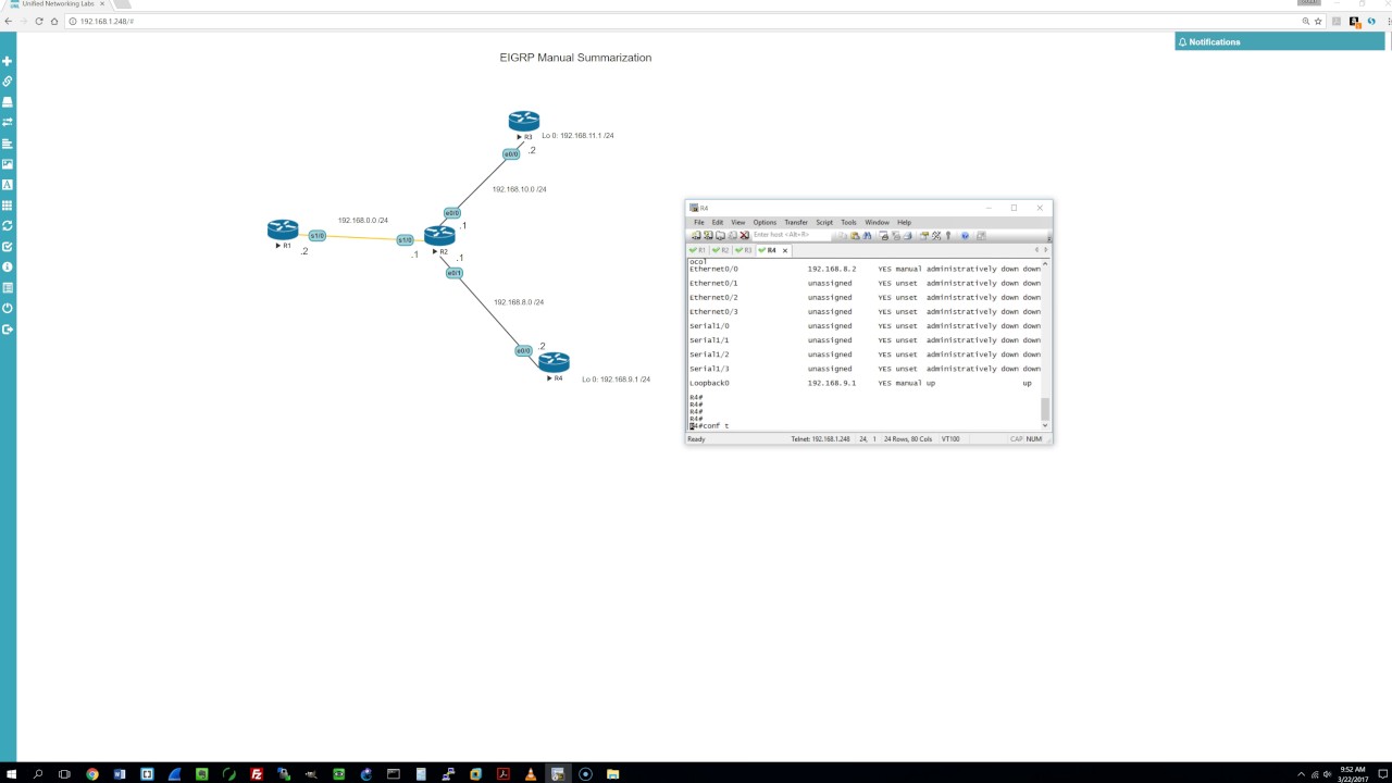 EIGRP Manual Summarization YouTube