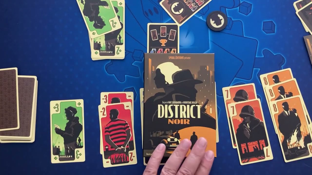 District Noir, jeu de société Spiral Editions