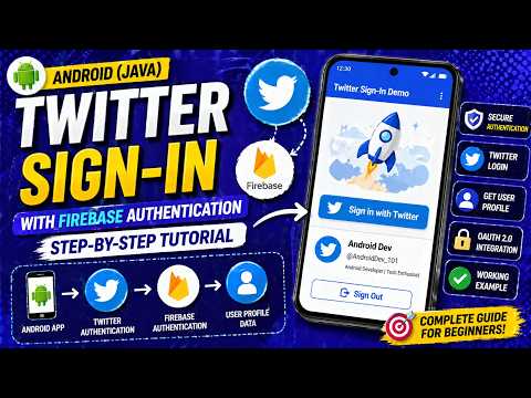 ANDROID - TWITTER SIGN-IN AUTHENTICATION || TUTORIAL  IN JAVA ||