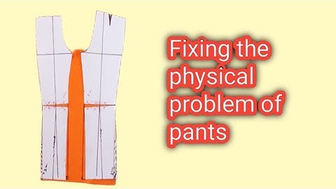 How to Draft A Pant Pattern and Fix Fit Issues!