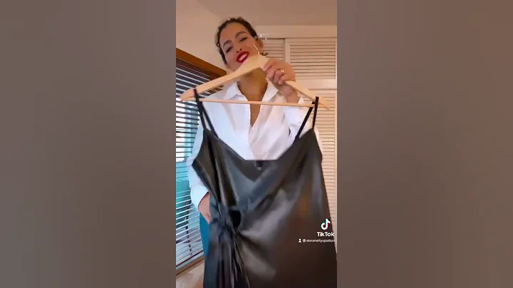 4 ways to wear a faux leather dress! #shorts #grwm #ootd #shortsvideo #leather #shortsfeed