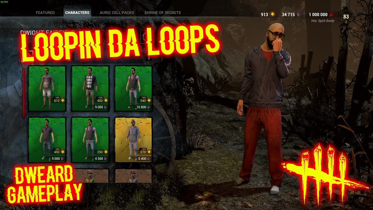 Loopin Da Loops - Comfy Dweard Gameplay - Dead By Daylight - YouTube