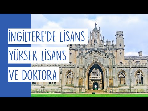 İngiltere'de Lisans, Yüksek