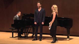 Joyce DiDonato Master Class, October 4, 2013: Szymon Komasa and Bretton Brown