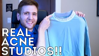 LEGIT ACNE STUDIOS SHIRT - How to tell + unboxing this mock neck tee!!