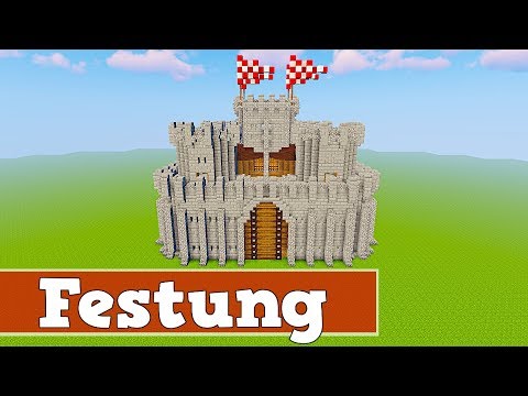 Wie baut man eine Festung in Minecraft | Minecraft Festung Bauen Deutsch