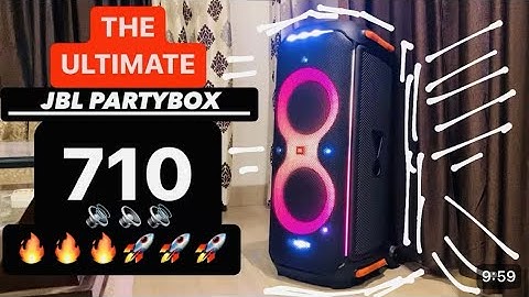 JBL PartyBox 710 RIVEW AND TESTING KING OF BASS 710 