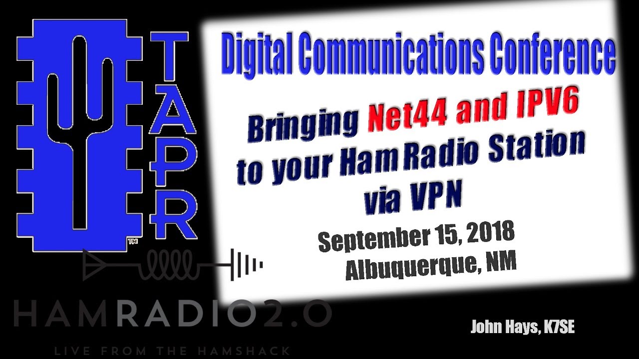 Bringing Net44 and IPV6 to your Ham Radio Station via VPN - YouTube