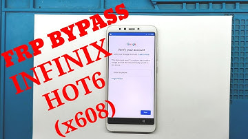 طريقة تخطي وفتح حساب GOOGLE يدويآ...bypass FRP infinix Hot 6 pro (x608)