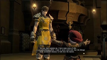 Final Fantasy XIV 1.0 - Pugilist Class Quest Cutscenes