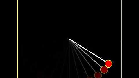 Pendulum animation (With decay in oscillation)