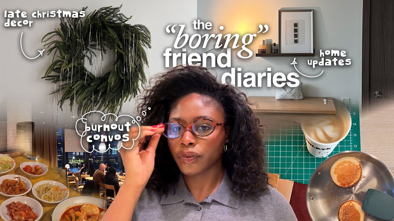 the "boring" friend diaries: winter burnout, tiny apartment decor, keeping up with workouts