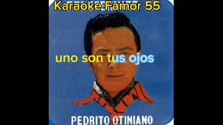 Tres Amores de pedrito otiniano karaoke