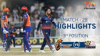 Match 28 3rd Position, Bengal Tigers vs Maratha Arabians, T10 League 2018 I Season 2