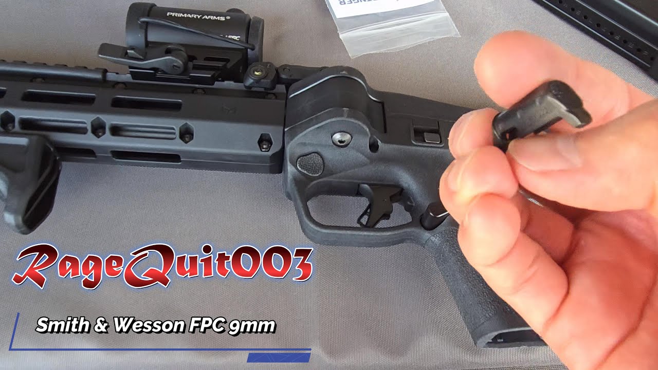 Smith & Wesson FPC 9mm - Extended Mag Release