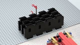 Amazing ! How Many Walls Stops A Lego Cannon?