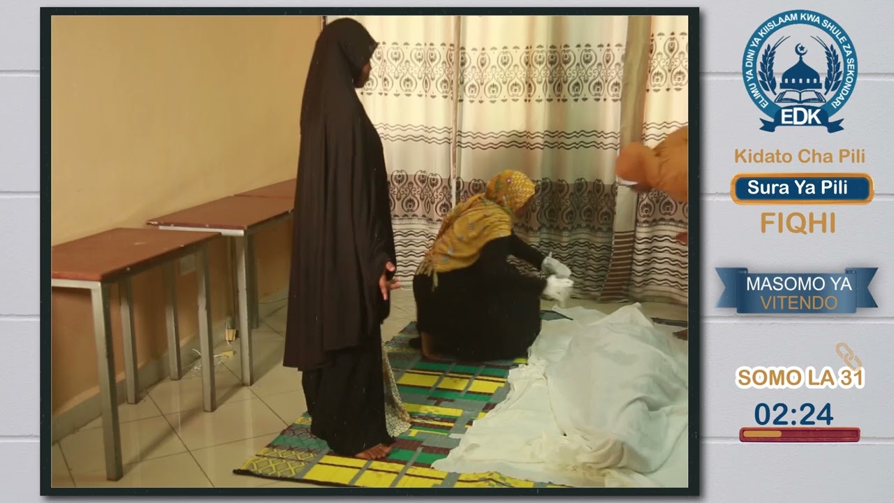 Prc 6 FIQHI_NAMNA YA KUMVISHA SANDA YA MAITI MWANAMKE