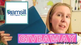 **CLOSED**Samsill Binder Review & GIVEAWAY-3 ring Binder- Trio