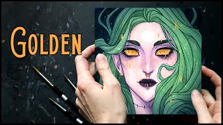 GOLDEN • Watercolor Paint + Chat with Me