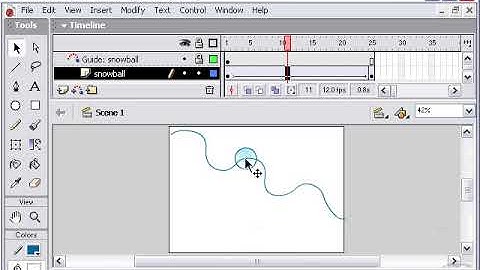 Adobe macromedia Flash Mx  motion guides urdu / hindi  tutorial