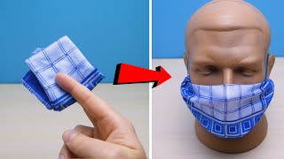 DIY: Medical face mask for 10 seconds
