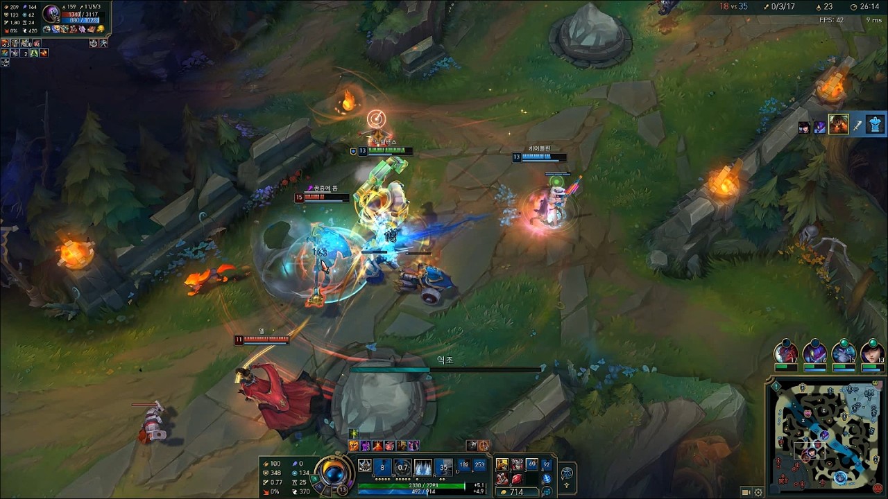 팀원이 전부 잘해줬다 이런분들만 만난다면 게임을 즐겁게 할텐데.