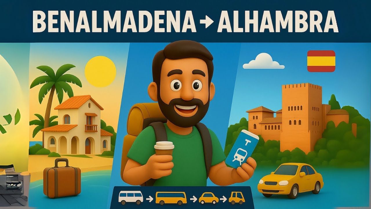 ✨ From Benalmádena to the Alhambra! 🚆 Our Epic Journey via Málaga & Granada 🇪🇸 | 0.82