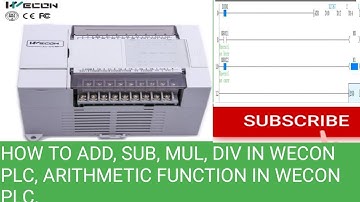 ADD SUBTRACT MULTIPLICATION DIVISION IN WECON PLC#Math#wecon