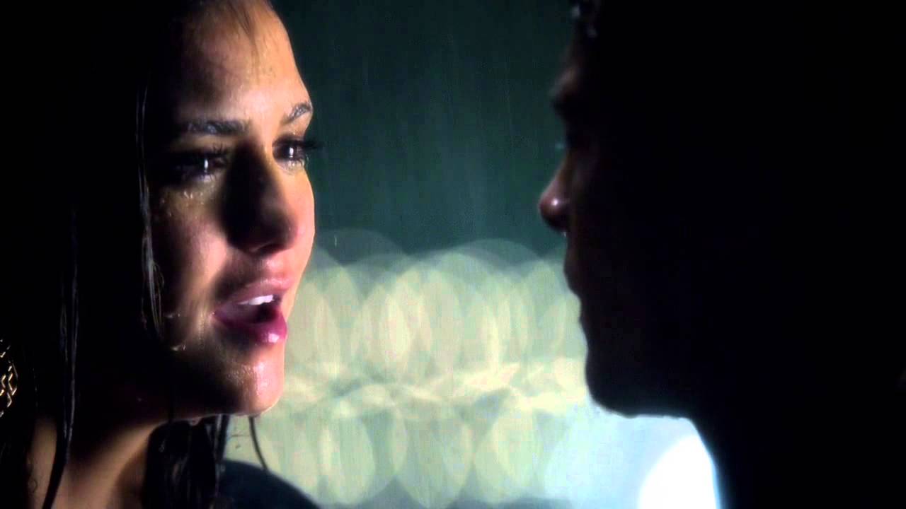 Damon and Elena kiss 6x07 Delena Rain Kiss - YouTube.