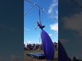 Fuzz silence sits the Dust Bowl aerial silks windy af