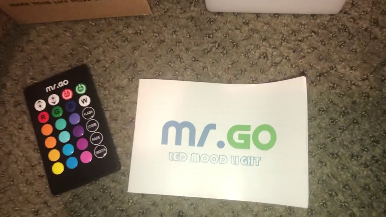 Mr. Go LED light cube review - YouTube