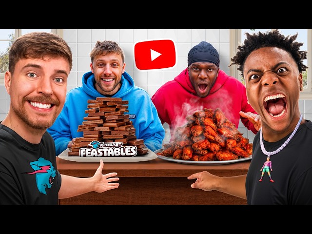 YOUTUBERS CONTROL WHAT SIDEMEN EAT FOR 24 HRS class=