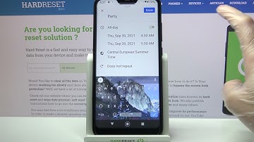 How to Add Events to Calendar on XIAOMI A2 Lite - Set Up Calendar Event
