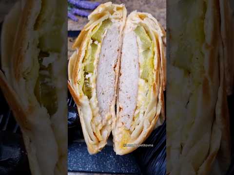 Завтрак в стиле БигМак 🍔- ну очень вкусно, советую! #shorts