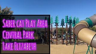 Sabercat Play area, Lake Elizabeth park Fremont, California USA| Kids play area in Fremont