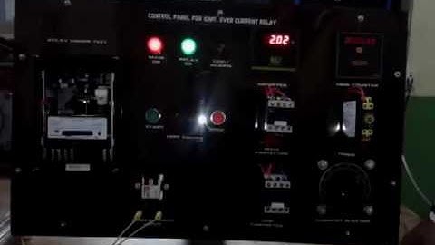 IDMT Over Current Relay Demonstration  Video