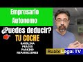 Gastos deducibles coche autonomos | Deducir vehiculo | Gastos deducibles empresarios | IRFP | Iva