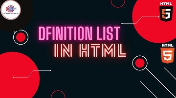 19. definition List In HTML in HINDI