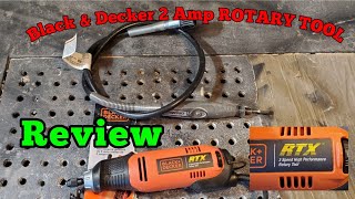 Using the Black & Decker RTX-B Rotary Tool