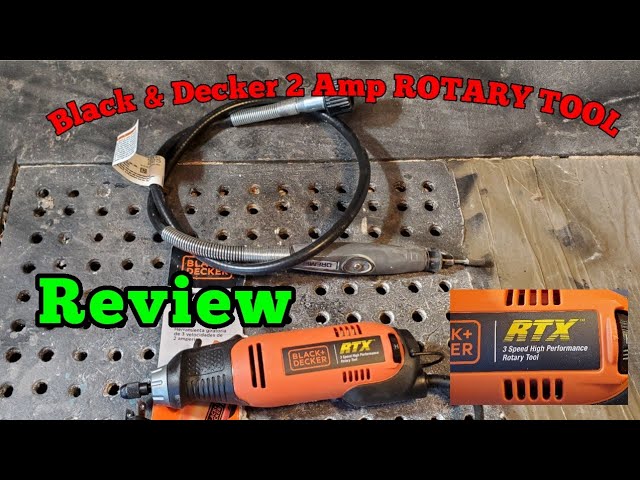 Black + Decker Rtx 3 Speed Rotary Tool, Routers