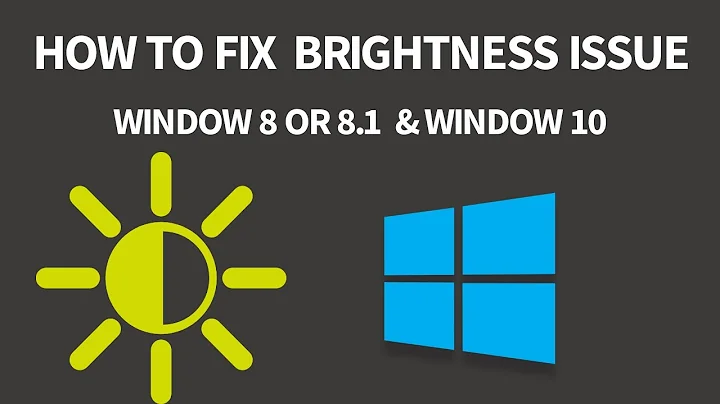 How To Fix Windows 8.1 or 8 Screen Brightness Problem Not Working 100% Successful